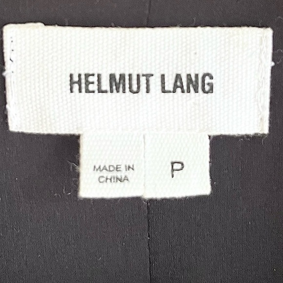 Helmet Lang Long Line Wool Blend Grey Black Zip Front Coat Sz Sm Retails… - Picture 14 of 14